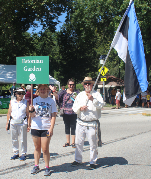 Estonian Garden in the Parade of Flags